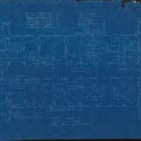 Blueprint drawing of the Science Building at Tuskegee Institute